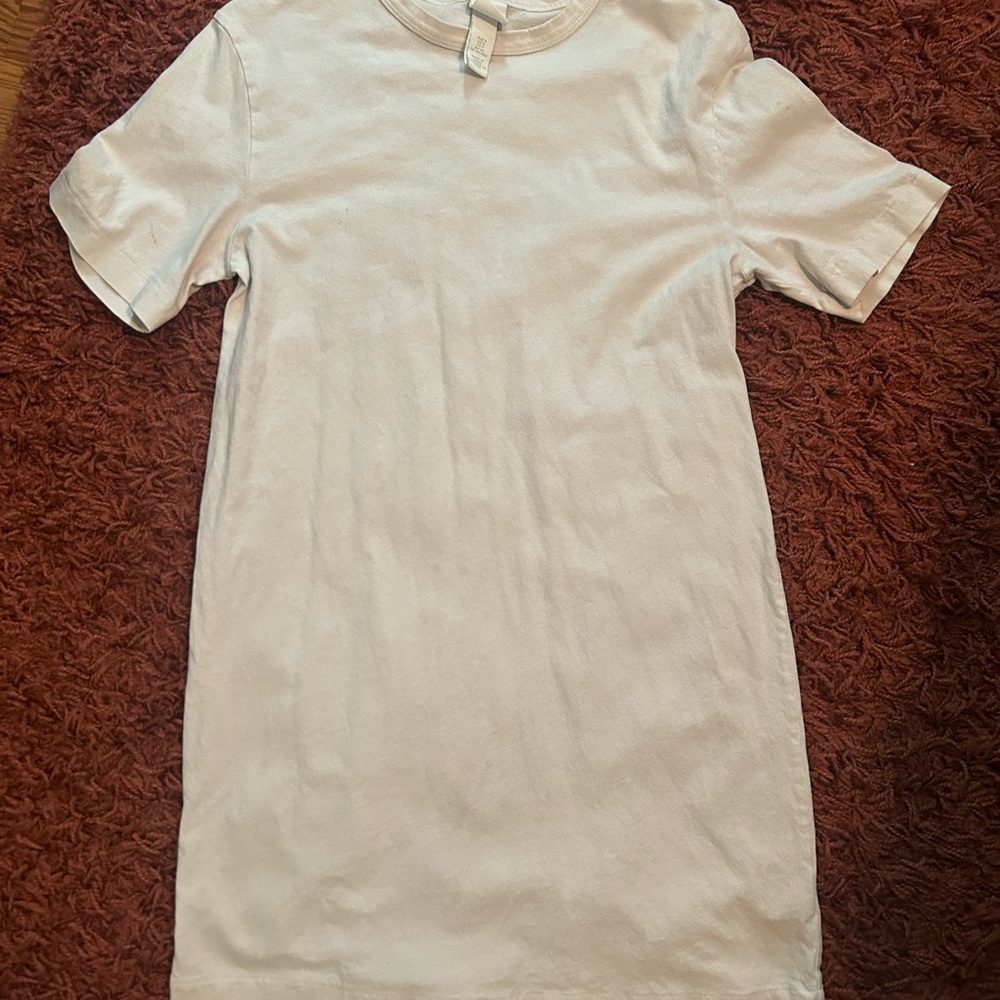 H&M White Casual Dress